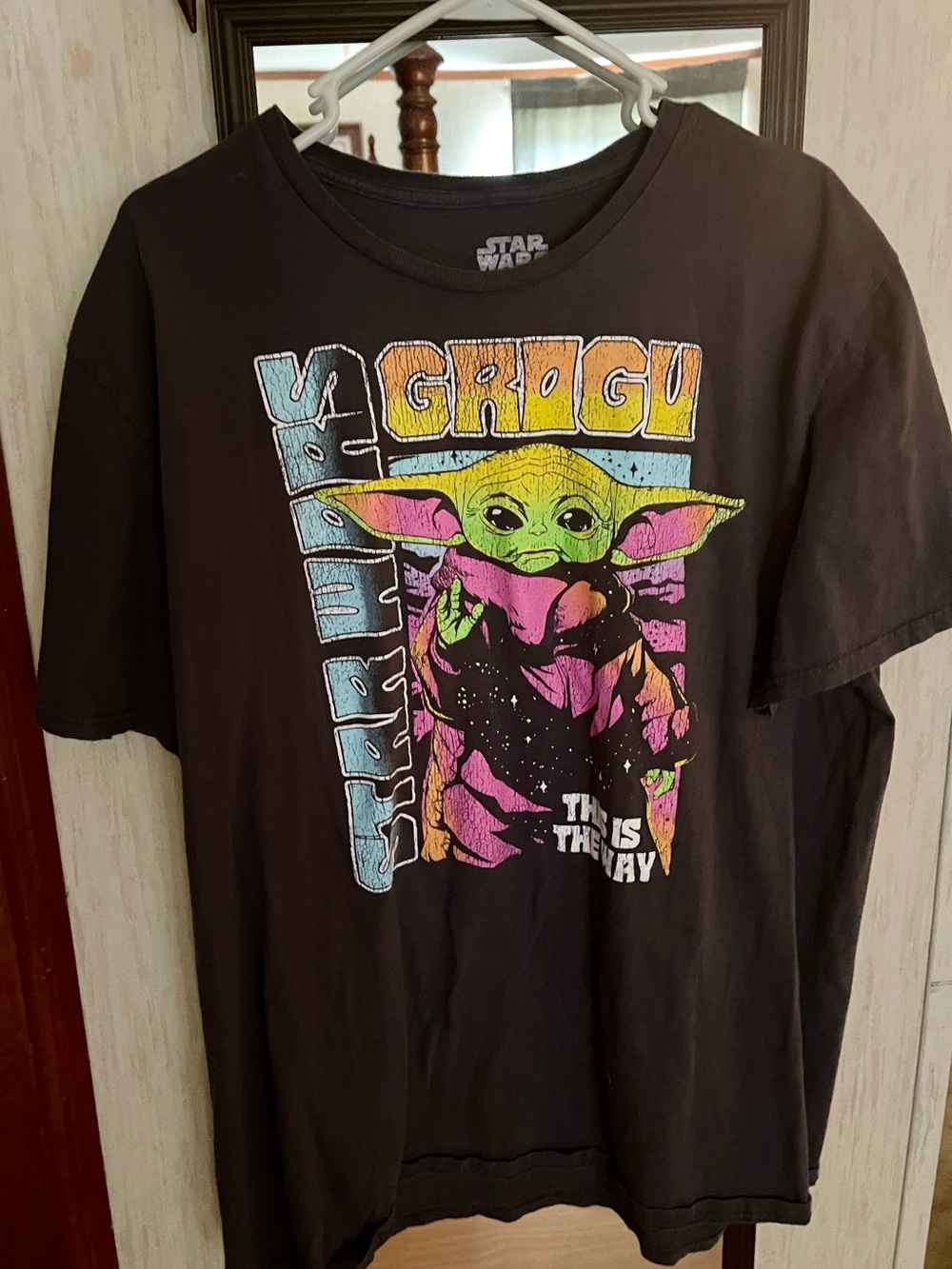 Star Wars “Grogu” Graphic Tee- Neon Pop